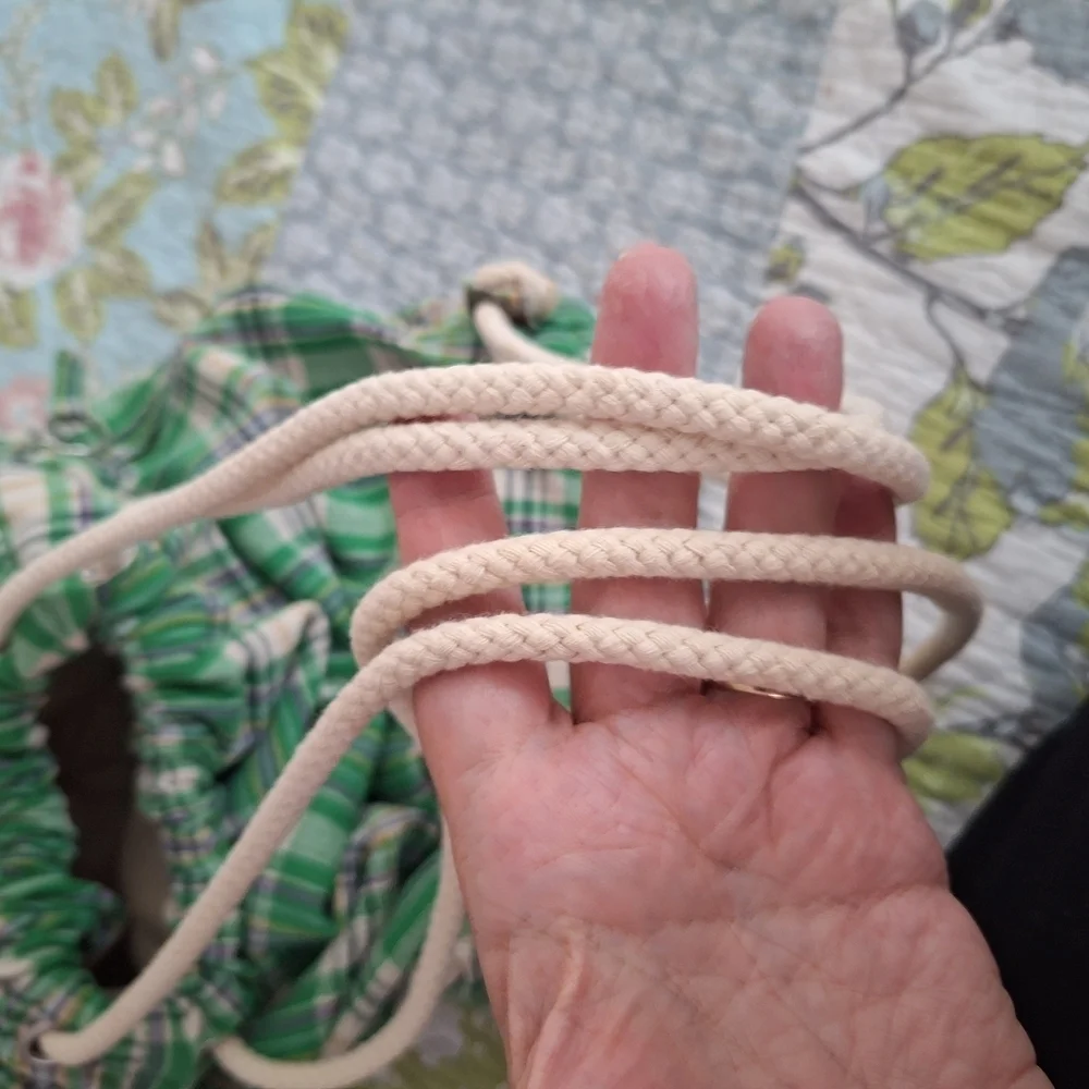 Vintage beige green